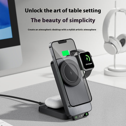 Portable 3 in 1 Wireless Charger
